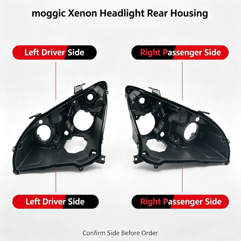 Moggic Headlight Black Rear Housing Base For RX300 RX330 XU30 2003-2008 Xenon Headlamp Back Shell