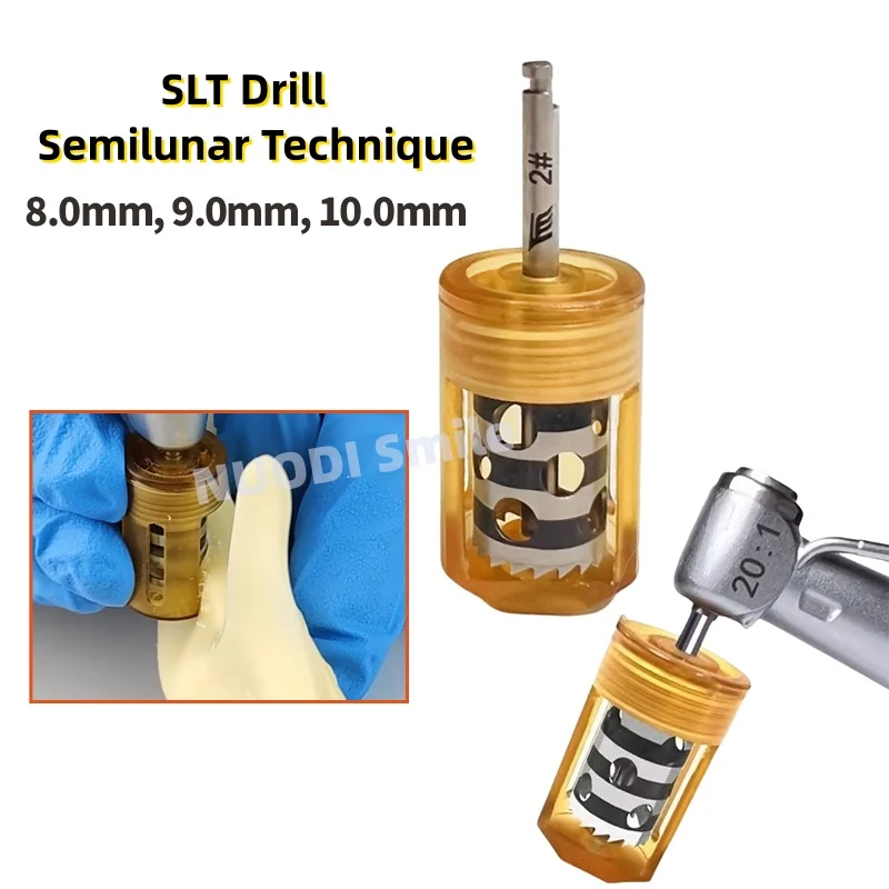 

1Pc Dental Crescent Bone Drill Implant SLT Half Moon Bone Drill for Incremental Bone Implantation Surgery To Extract Flake Bone