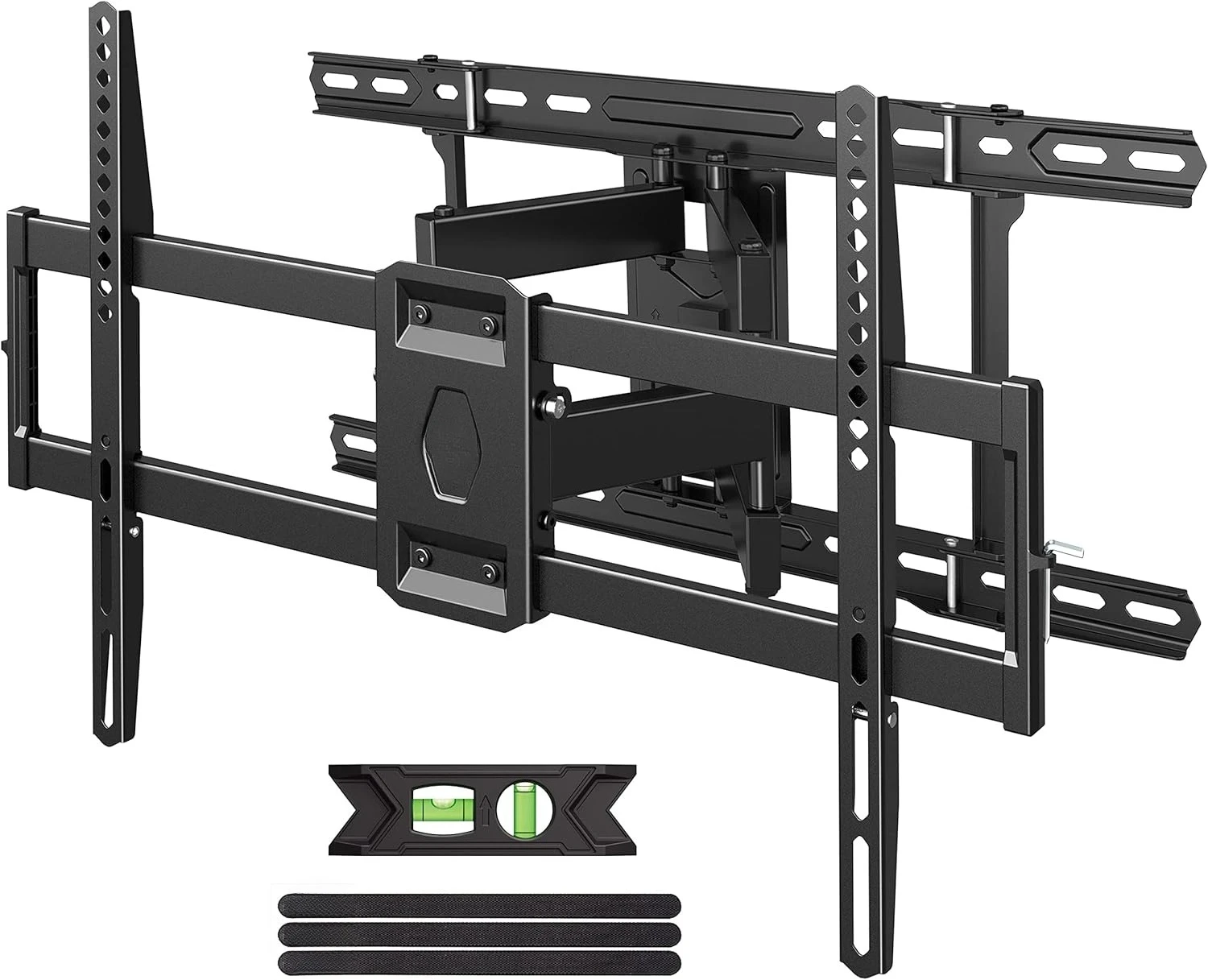Support mural TV répertorié UL pour téléviseurs 42"-85", convient aux goujons 16" 18" ou 24", support TV d'extension d'inclinaison pivotante à montage mural à mouvement complet