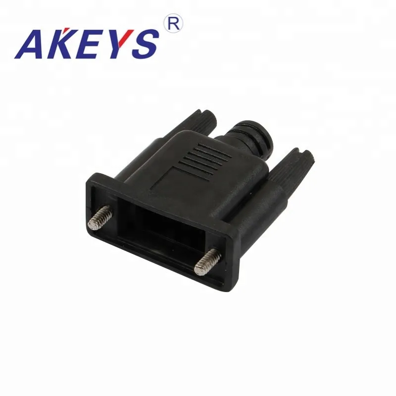 10PCS VGA DB9 Black Core Black Shell For Computer Monitor VGA Adapter Interface