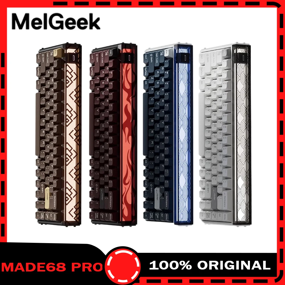 Melgeek MADE68 PRO Magnetic Switch Keyboard 8k Hull Structure With Ttc Supermagnetism Switch Gamer Keyboard Custom Four-Element