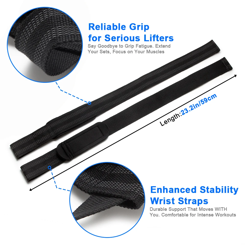 1 paire de sangles de levage r - Lifting Straps Wrist avis et prix