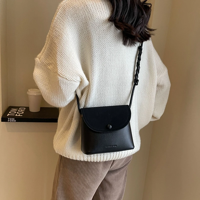 Pu Hasp Women\'s Crossbody Bags New Portable Sewing Thread Small Square Bags for Women 2024 Hot Sale Bolsas Para Mujeres