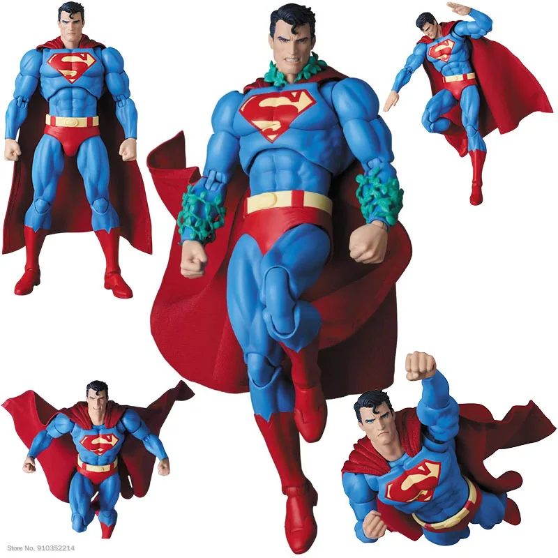 Original Ct Toys Mafex 117 Hush Version DC Articulated Superman Actionfigur Sammlerstück Statue für Erwachsene Fans Geschenk