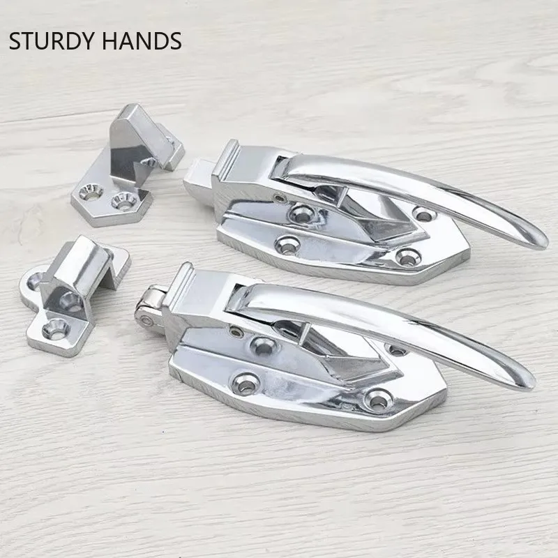 Oven Steam Cabinet Door Handle Cold Storage Freezer Flat Door Lock  Buckle Electric Mechanical Equipment Hardware Accessories