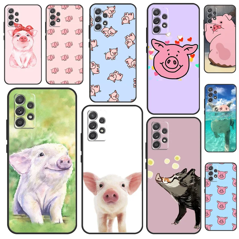Kawaii Pig Case For…