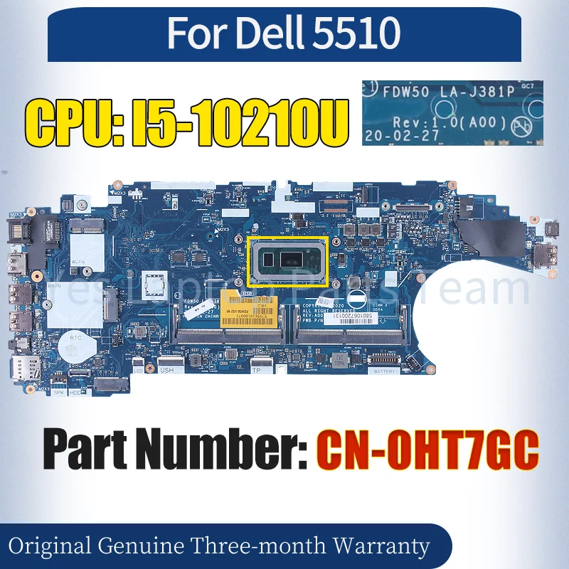 FDW50 LA-J381P: La Placa Base Ideal para Dell Latitude 5510 – Evaluación Técnica y Experiencia Real