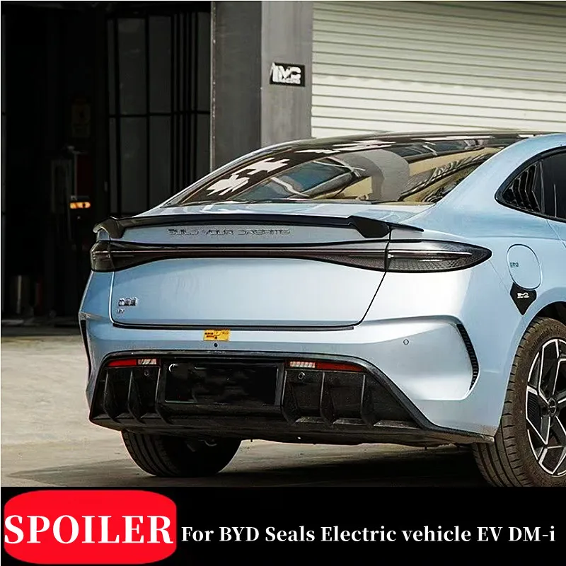 

Rear Trunk Lid Ducktail Spoiler Wings For BYD Seals Electric vehicle EV DM-i 2022 2023 2024 Car Exterior Tuning Accessories Part