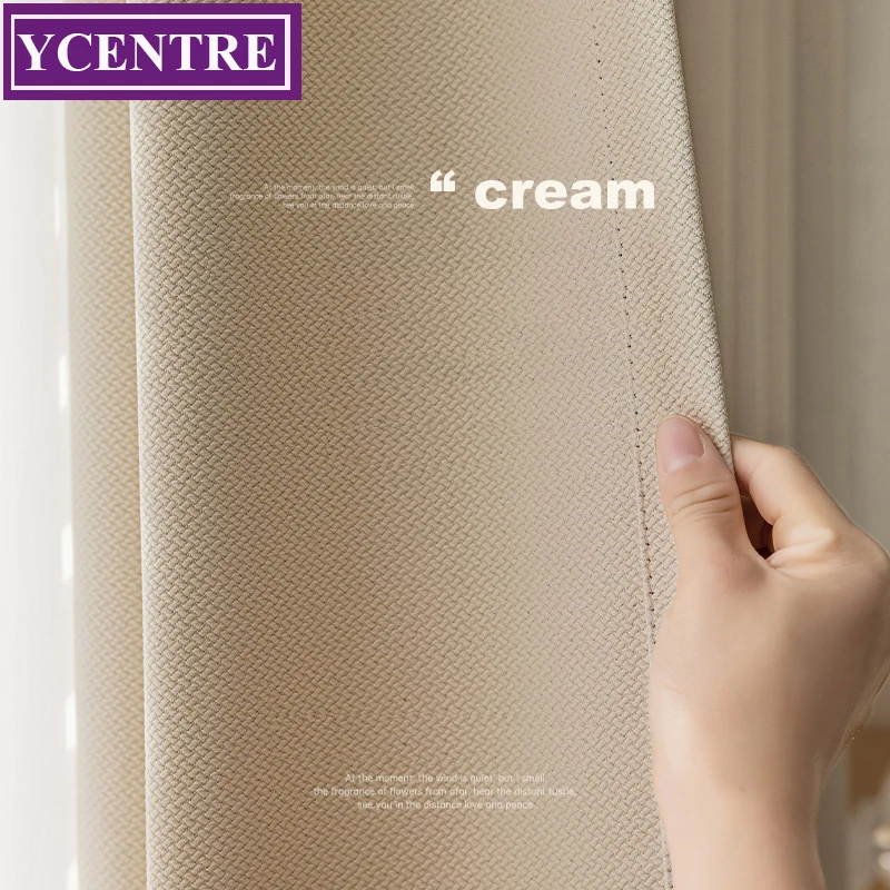 

YCENTRE Thermal Insulated Blackout Curtain for Living Room and Bedroom, Drapes, Window Blinds,85-95% Shading Rate,Custom Made