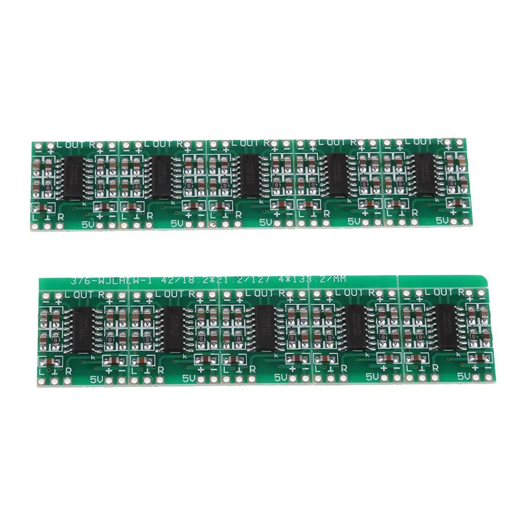 10Pcs Digital DC 5V Amplifier Board Class D 2x3W USB Power PAM8403 DIY Module