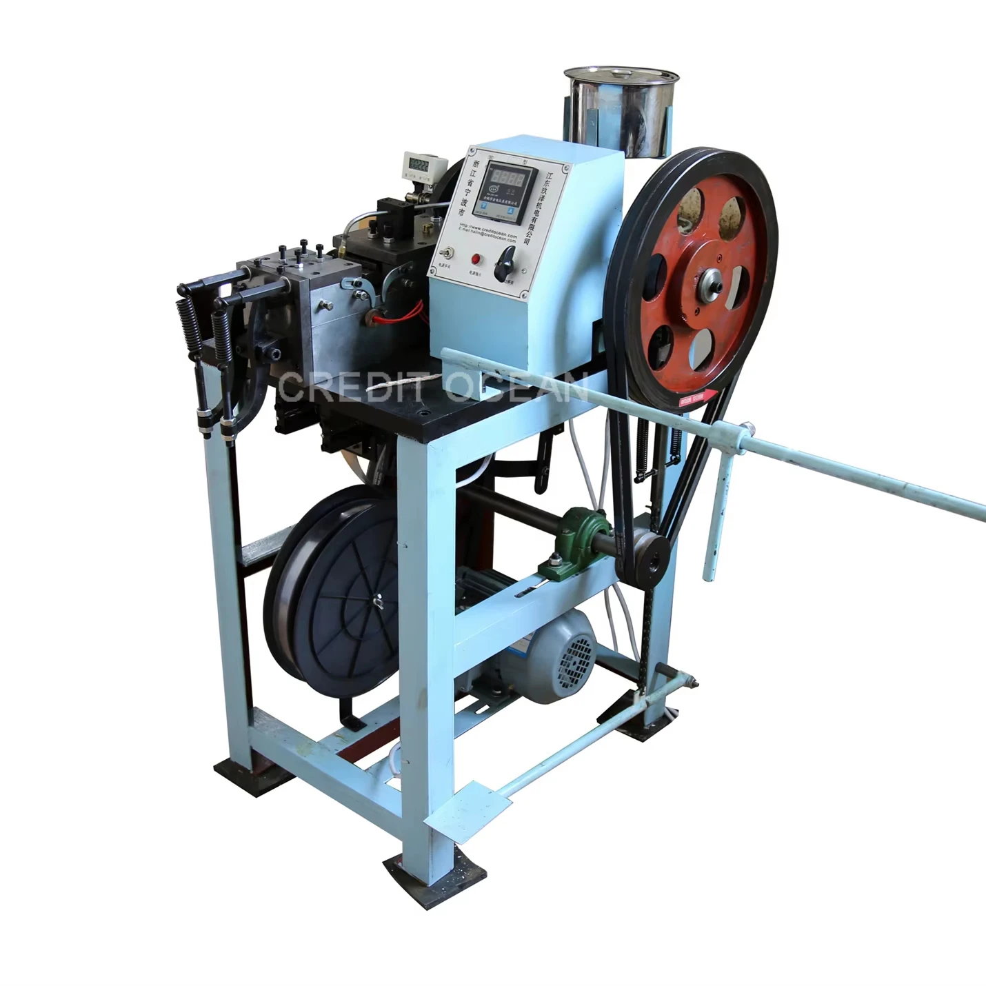 

Credit Ocean Shoelace Aglet Tipping Machine Braiding Rope Braiding Machine Shoe Lace Tip Machine