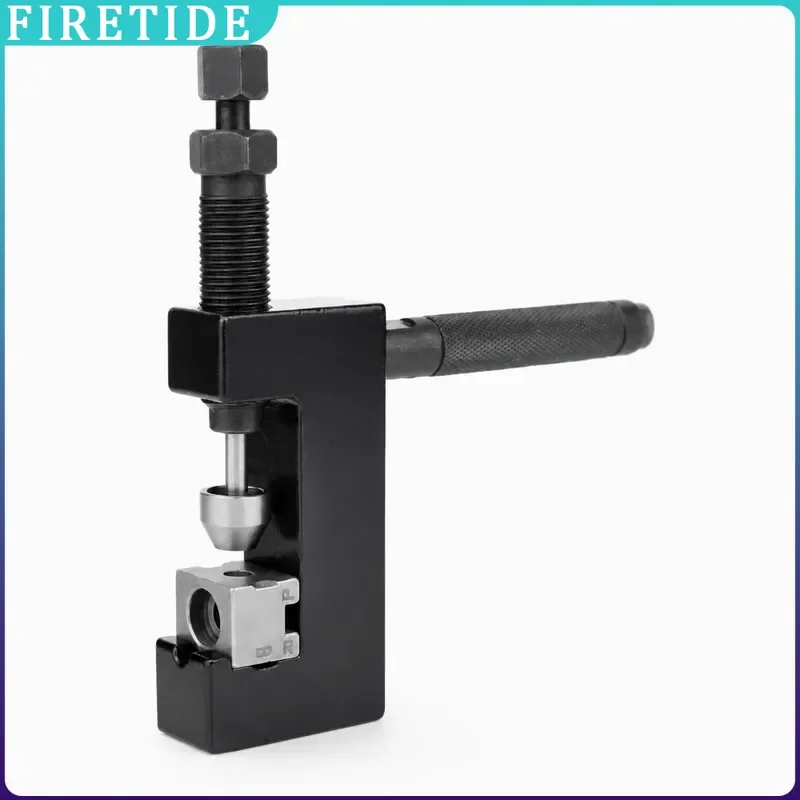 Heavy-Duty Motorcycle Chain Breaker Rivet Tool Dual Use Link Remover for 520 525 530 Motorbike Drive Chains Garage Workshop Gear