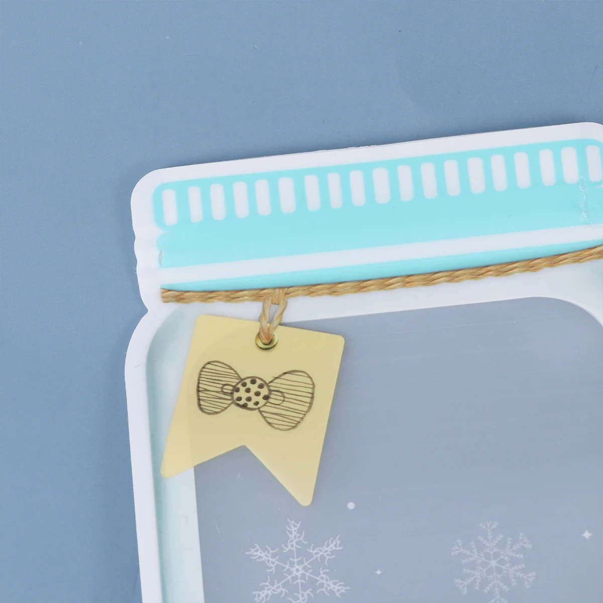 

10 Pcs Tea Bag Shaped Food Grade Reusable Sealing Bags for Snack Storage Home Travel Packing