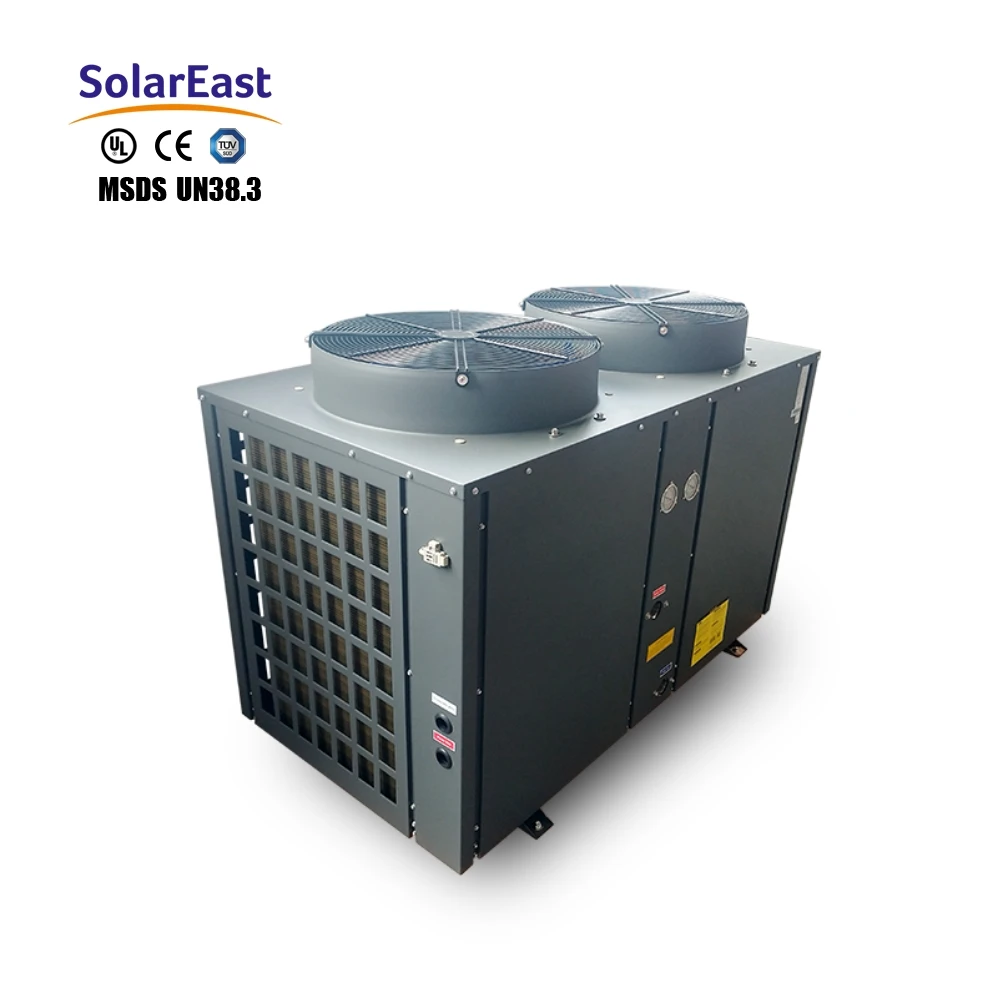 22KW/32KW/38KW45KW/75KW/90KW/100KW/200KW R410a الهواء مضخة تسخين المياه سخان المياه التجارية الكهربائية/تسخين المياه بالطاقة الشمسية