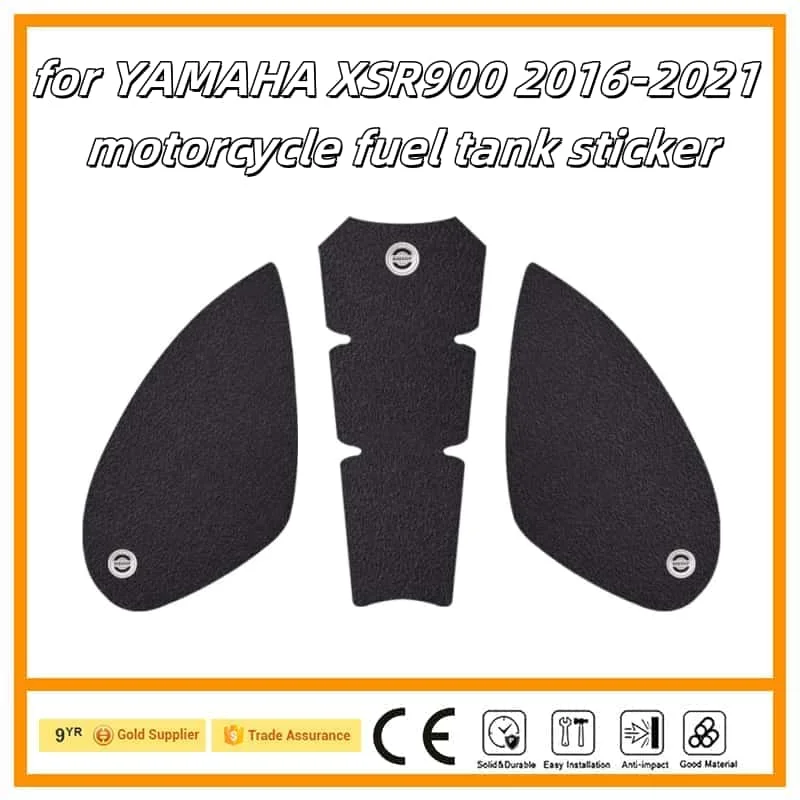 

Motorcycle Sticker Tank Non Slip Tank Traction Side Pad Protective Decal for YAMAHA XSR900 2016-2021