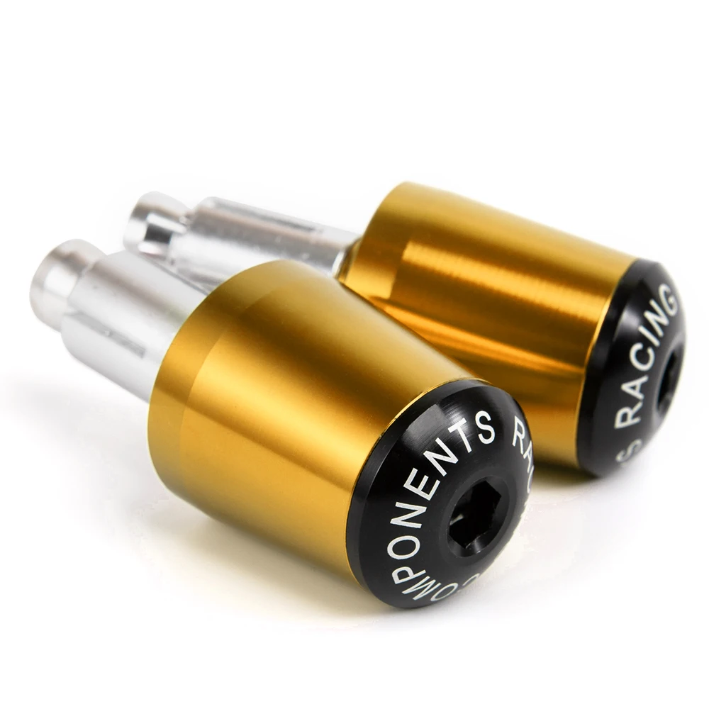 

7/8" 22mm Aluminum Universal Motorcycle Handlebar Grip End Plug Handle Bar End Cap For Suzuki GSXR 600 750 1000 600 750 1000