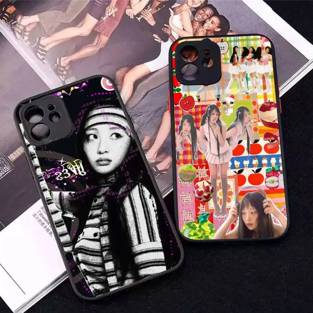 Popular K-pop Group L-Loona Y-Yves Phone Case For IPhone 16 Pro Max 15 14 13 12 11 XS MAX X Plus Candy Color Matte TPU