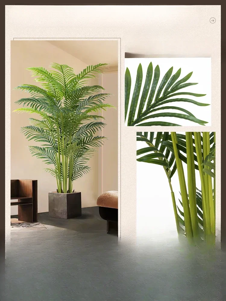 Gesimuleerde Groene Planten, Potplanten Binnenshuis, Groot Biomimetisch Licht Luxe Woonkamerdecoratie, Vloerdecoraties