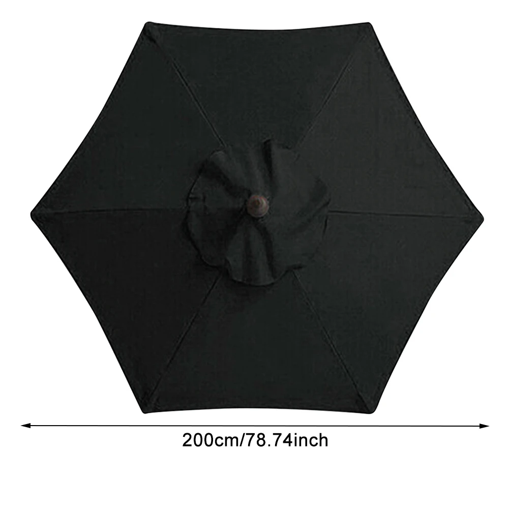 Picture 7: 2m Outdoor Table Umbrella Canopy Table Market Yard Umbrella Replacement Top Cover Yard Table Umbrella Top Cover for 6 Ribs