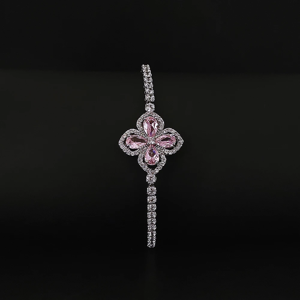 2024 new fashion princess bracelet bangle for women anniversary gift jewelry wholesale s8243