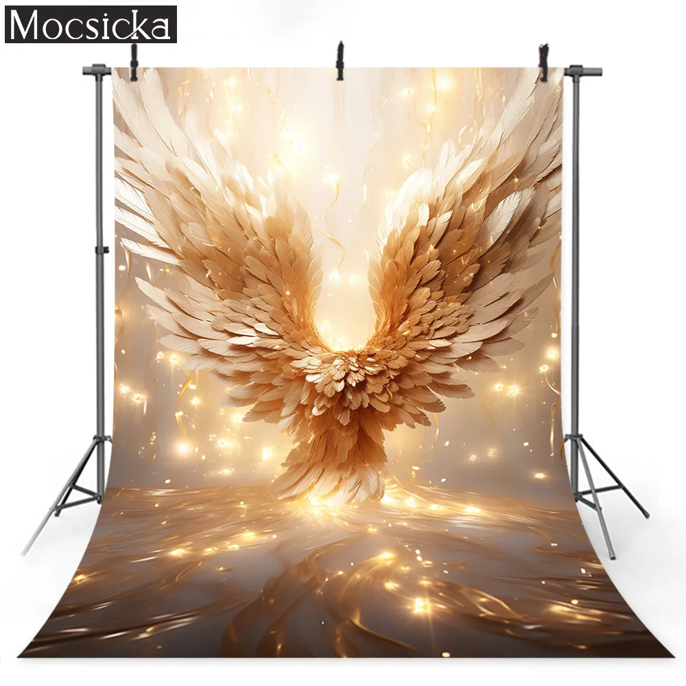 Fantasy Wings Backdrop For Photography Kids Birthday Party Adult Artistic Portrait Decor Photographic Backdrops Studio Photocall