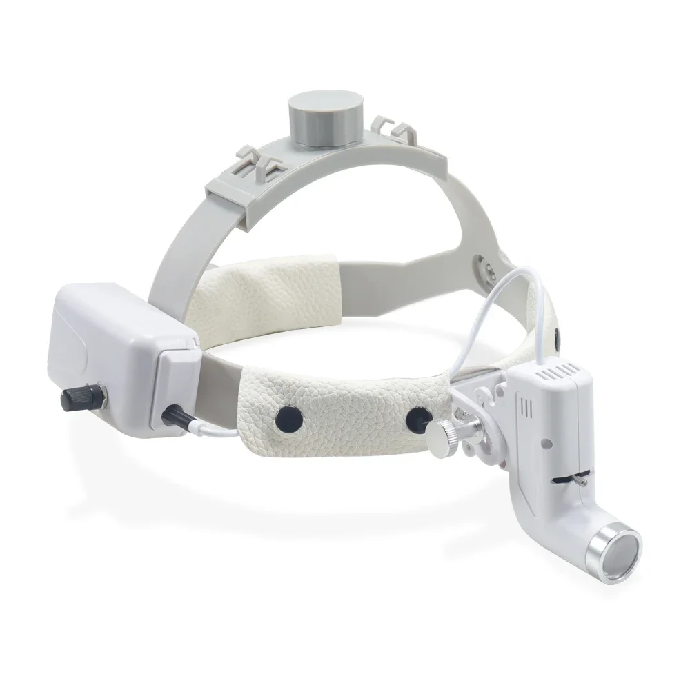 5W Dental LED Head Light Lamp For Binocular Loupes Brightness Spot Ajustable Dental Lab Headlamp Surgical Headlight