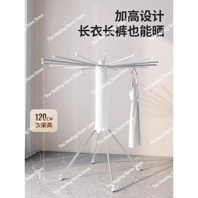 Picture 5: Convenient Hangers For Clothes Folding Design Clothesline Socks Multi-function Laundry Rack Stable Windproof Clothes Drying Rack