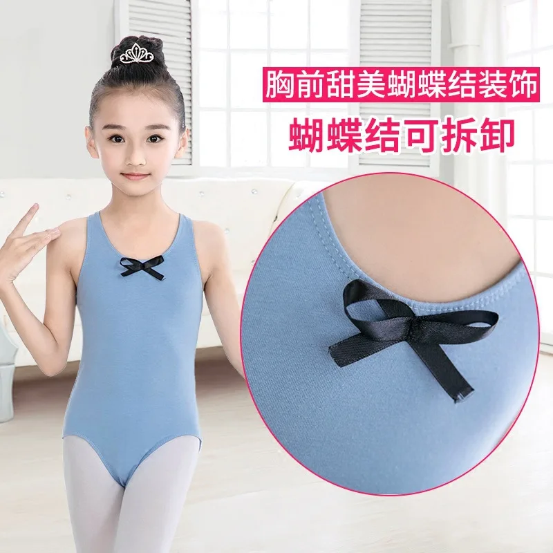 Girls' Ballet practice clothing Sling ballet costumes Kids summer ballet gymnastics Leotard Ballet stage wear outfits Bodysuit