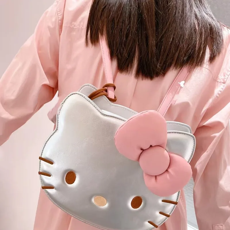 Hello Kitty аниме каваи школьный рюкзак милый милый рюкзак с сердечком для девочек студенческий рюкзак большой вместимости подарок-сюрприз оптом