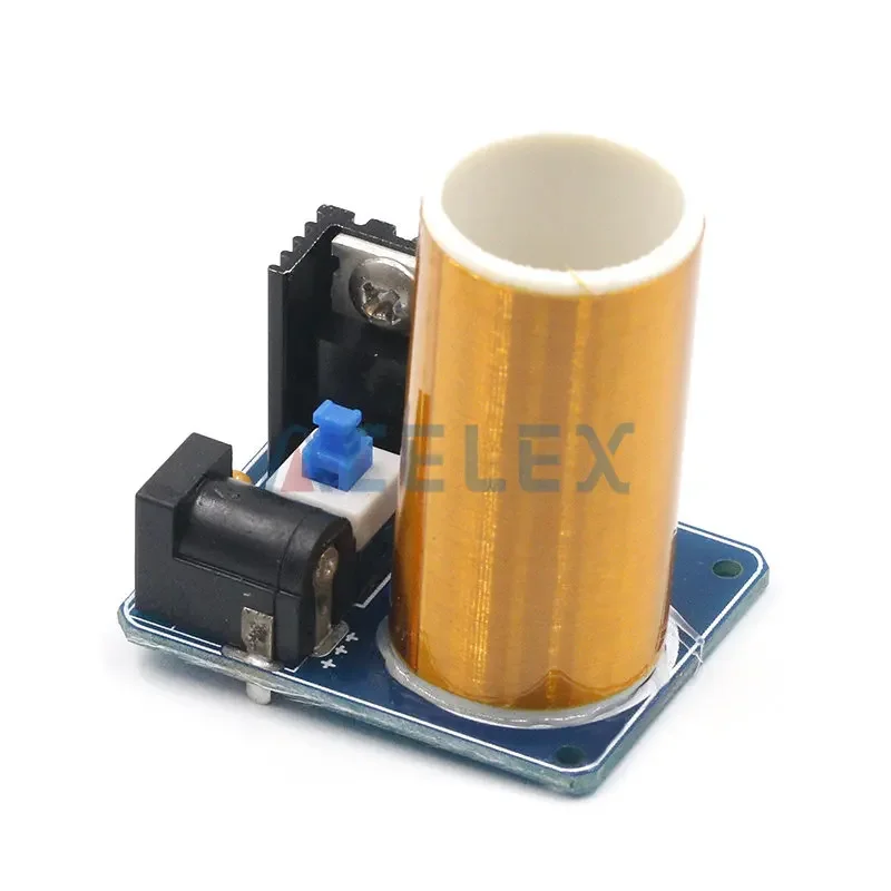 BD243 Mini Tesla Coil Kit Magic Props DIY Parts Empty Lights Technology Diy Electronics BD243C