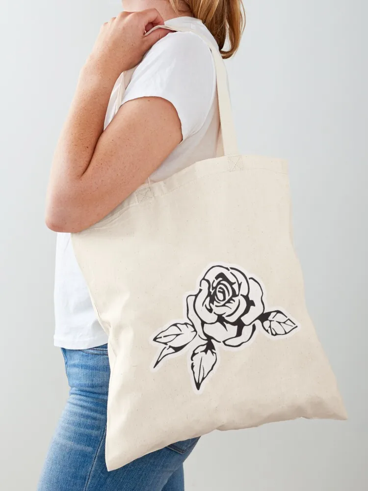 

Greta Van Fleet Rose Tote Bag Canvas shoulder bag tote bag custom hand canvas shopping