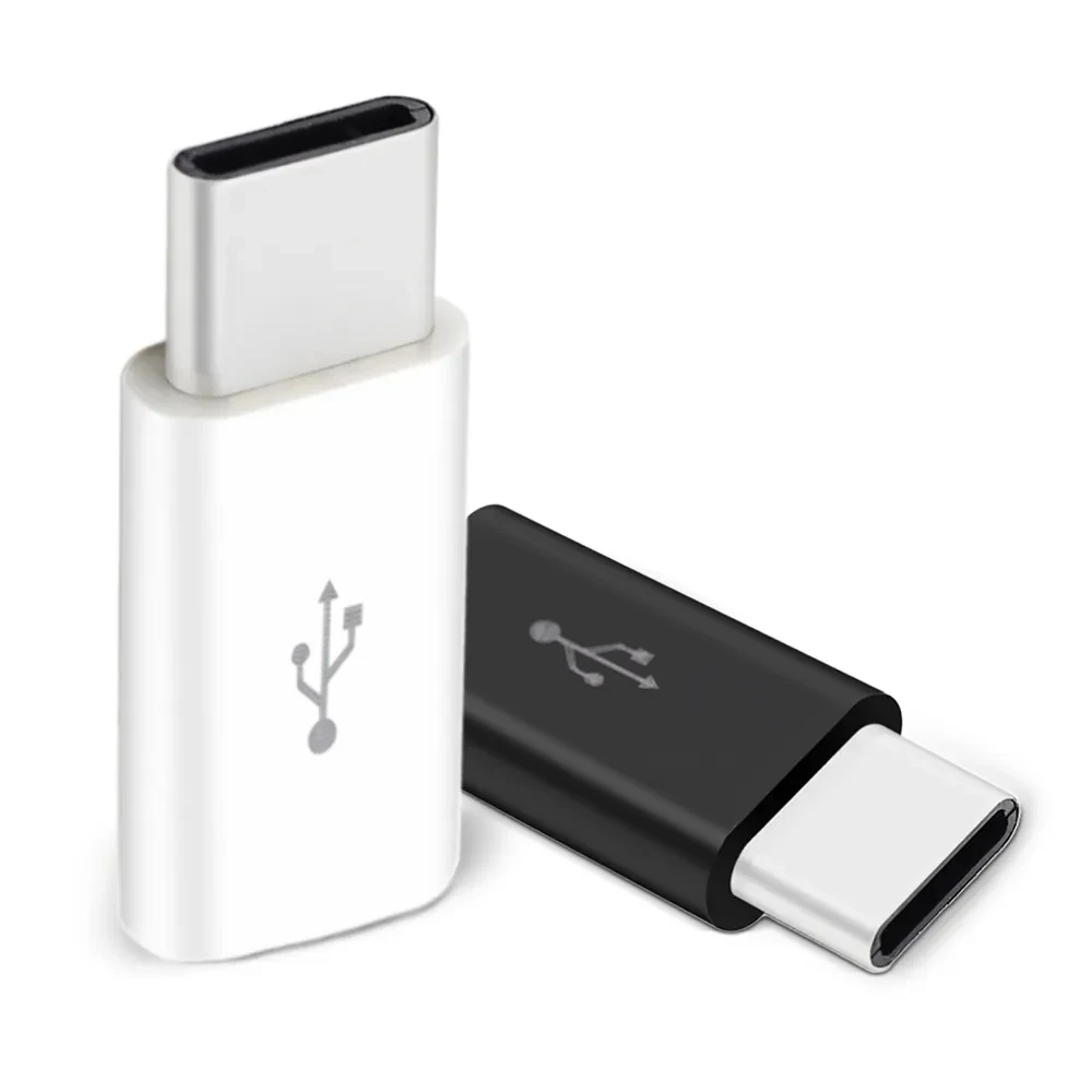 1/5/10ชิ้นตัวแปลงอะแดปเตอร์ตัวผู้ไมโคร USB ตัวเมียเป็น Type C สำหรับแอนดรอยด์สมาร์ทแท็บเล็ตโทรได้ USB Type C เป็นไมโคร USB คอนเนคเตอร์