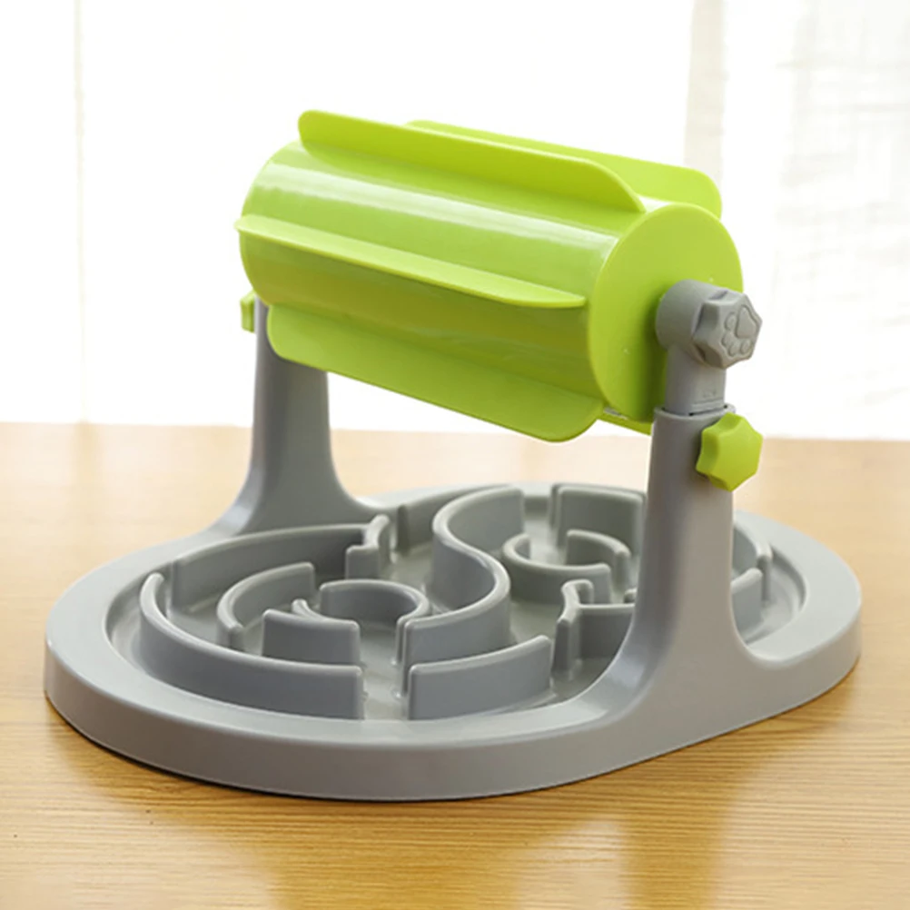 

Roller Food Dispenser Durable Pets Safe Idler Wheel Fun Toy Dog Treats Feeder Slow Eating Training Device Drum Type Leaking