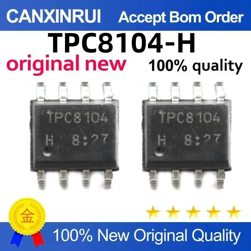 

(5-100 pieces)TPC8104-H SMT SOP-8 30V5A/MOSFET TPC8104 brand new