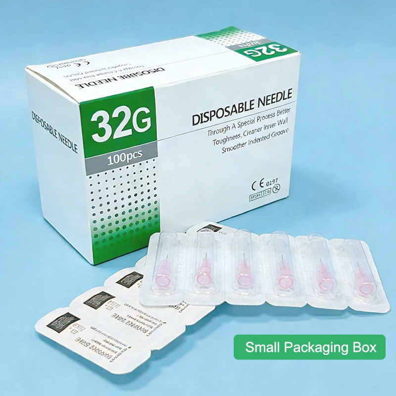 Small Packaging 32G 4mm 8mm Disposable Needle 32G Needle Eyelid Tools