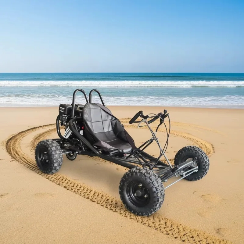 High Quality 50km/h Four-stroke Gas Disc Brake Off-Road Outdoor Racing Karting Car Adult Go Kart with EPA 500W Motor
