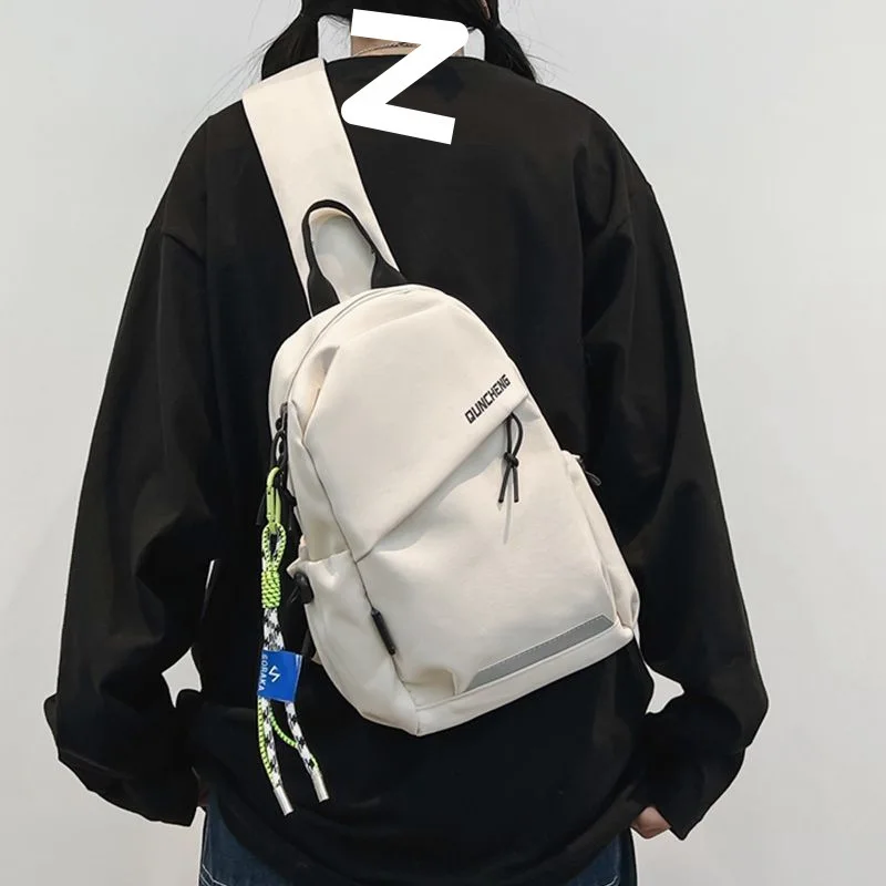 

Crossbody Bag Men's Single Shoulder Small Backpack Chest Bag Women's Cycling Sports Mountain Climbing Boys Tablet Lightweight Mo