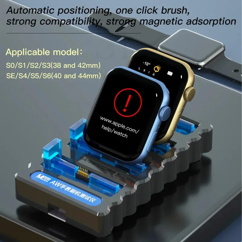 MaAnt Watch Brush Tester Restore Tools Apple Watch S0 S1 S2 S3 S4 S5 S6 SE  Screen Failure Test Repair Stand