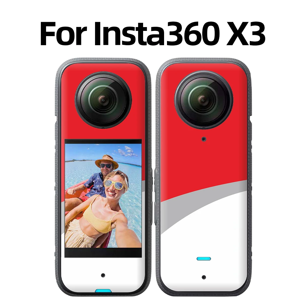 For Insta360 X3/ONE X2 - Custom Sticker, Protective Film, Panoramic Action Camera Decorative Decal, Camera Accessories