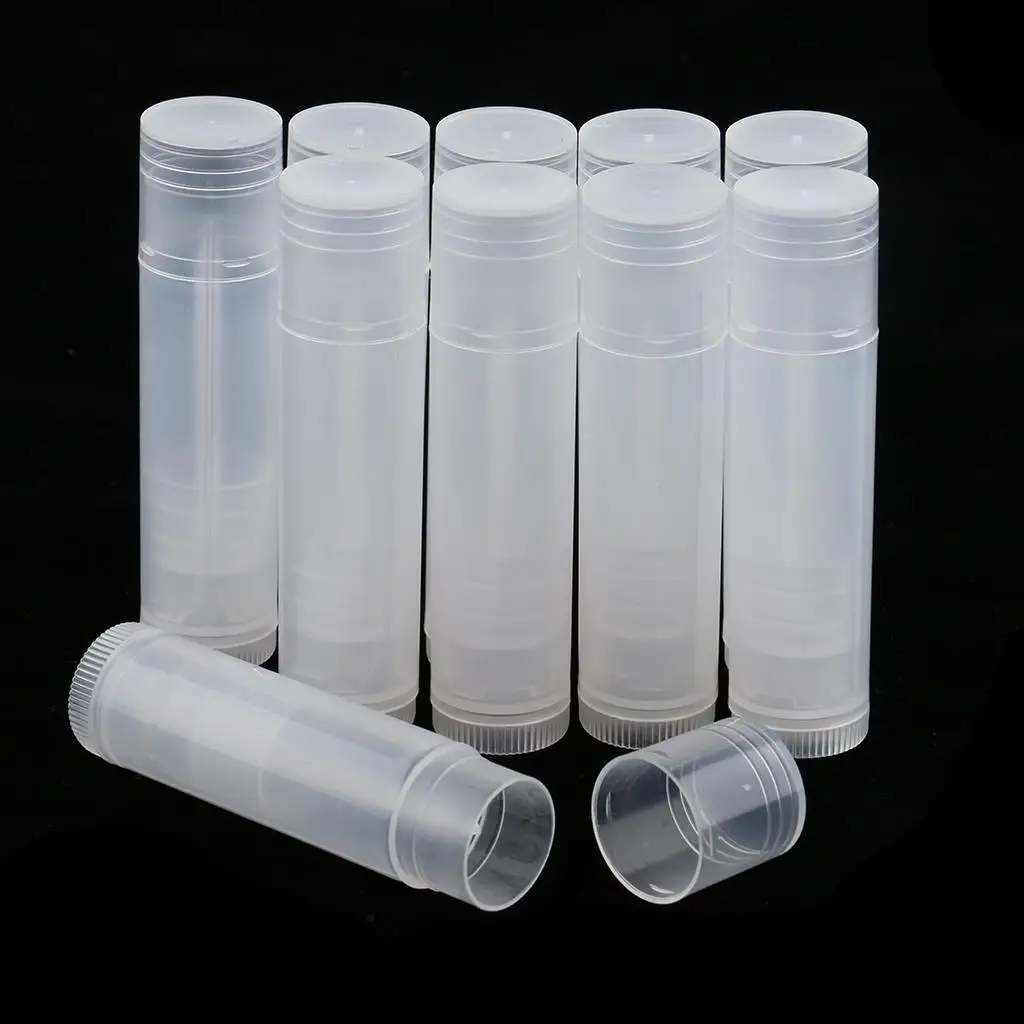 أنابيب أحمر الشفاه حاوية بلسم الشفاه البلاستيكية الفارغة، جرة مستحضرات التجميل المدمجة، حجم السفر لحقائب مستحضرات التجميل #3