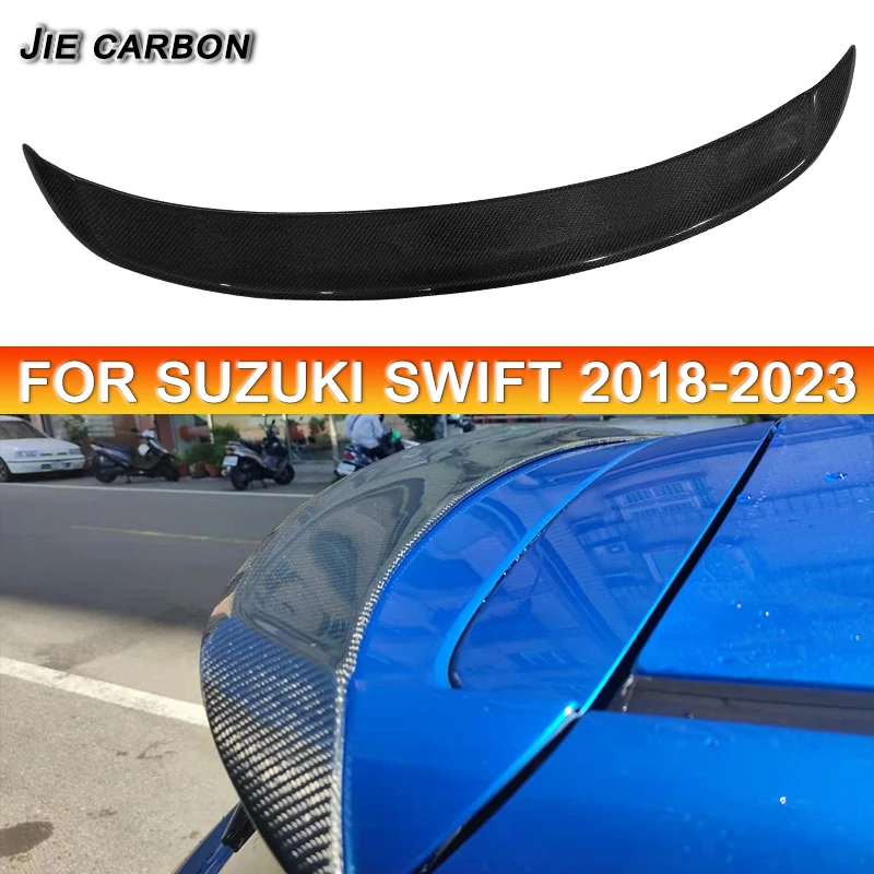 

Upgraded carbon fiber exterior fittings for the Suzuki Swift Sport ZC33S rear trunk tail splitter Spoiler diffuser guard 2018+