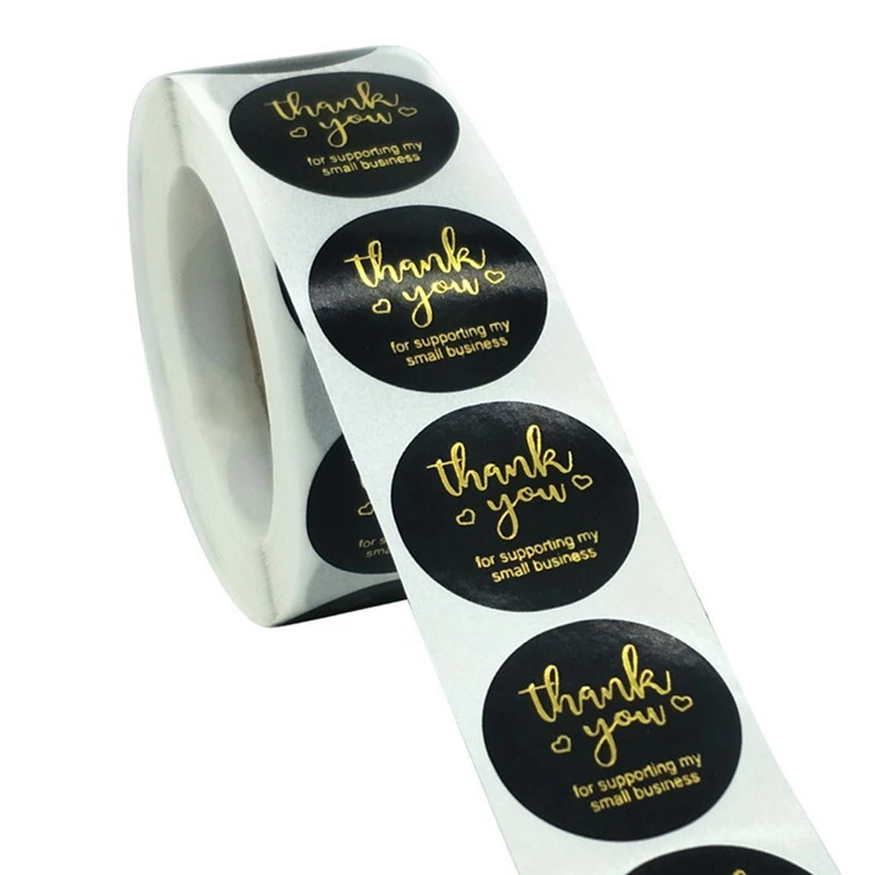 500pc Thank You for Your Order Stickers for Kids Gold Seal Label You've Got Great Taste Stationery Sticker Pretty Things Inside