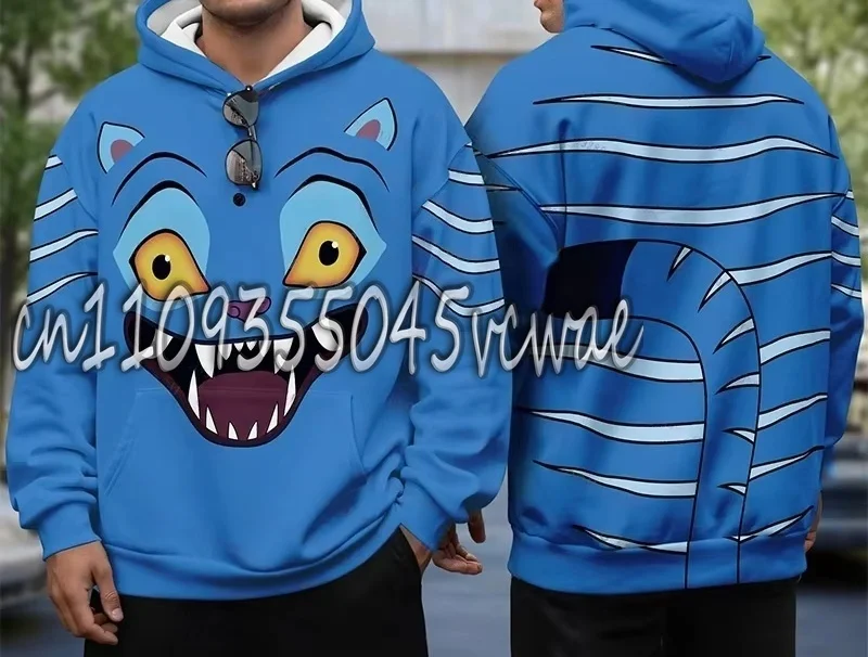 

Худи KPop Demon Hunters Saja Girls Huntrix Derpy Tiger с графическим принтом для женщин, унисекс, для взрослых, для беременных