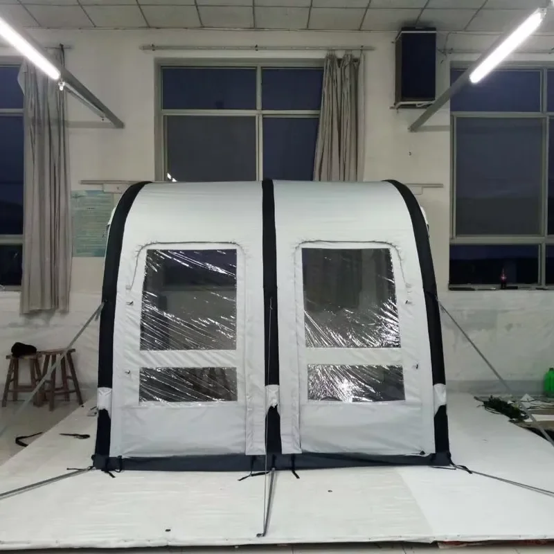 260CM Heavy Full Camping Inflatable Shade Big Tunnel Side Retractable Motorhome Car Camping Sunshade Tent Caravan Awning