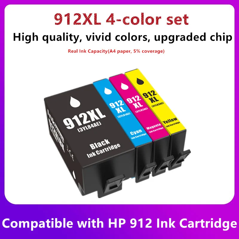 912 XL 912XL 917XL ink cartridge Premium Color Compatible Printer Ink Cartridge for HP OfficeJet 8010 8012 8015 8020 8025 etc