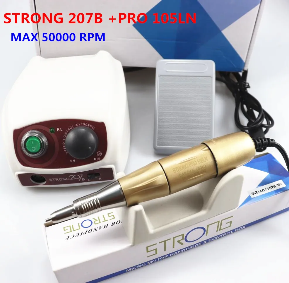 

Аппарат для маникюра Strong 210 /207B, 65 Вт, 105LN, 50000 об/мин