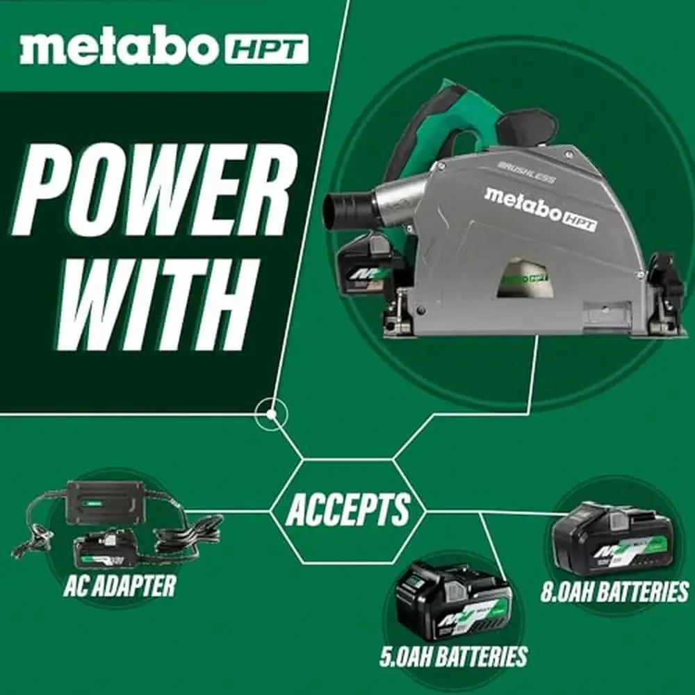 36V MultiVolt™ Cordless Circular Track Saw Kit Best in class cutting per amp hour Beveling -1 to 46° More than 2-1/2