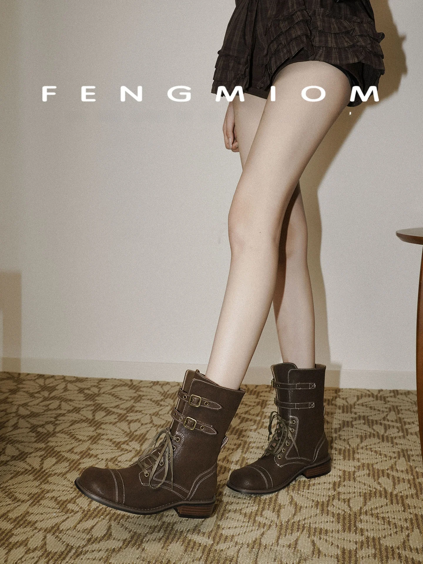 bottes-de-chevalier-occidentales-retro-a-bout-rond-en-metal-bleu-pour-femme-bottes-courtes-amincissantes-et-tendance-en-cuir-style-britannique-pour-jeune-femme