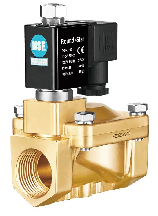 NRSP-K Series Direct Acting 2-way pilot Operated (NO ) Standard Diaphragm Solenoid Valve 3/8