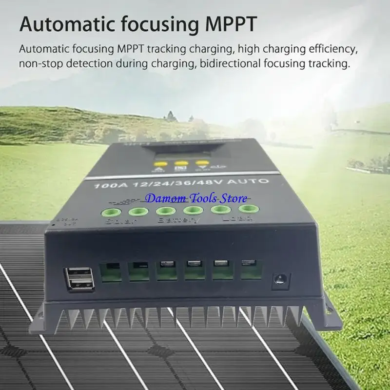 

57BE Multifunctional Solar Battery Controllers Portable Accessory for Sustainable Home Energy Solution Electrical Needs